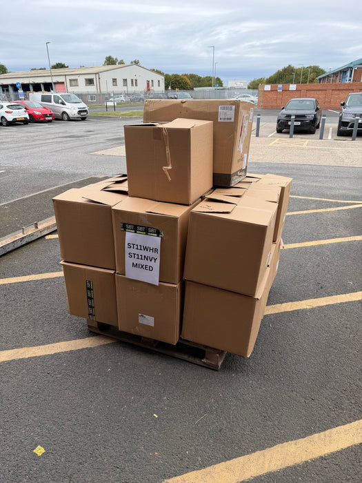Portwest ST11 Pallet Quantity Bulk Clearance, Mixed Sizes & Colours (White + Navy)
