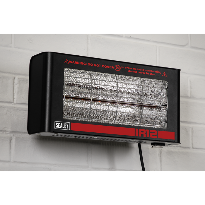 Wall Mounting Infrared Quartz Heater 1.2W/230V | IR12