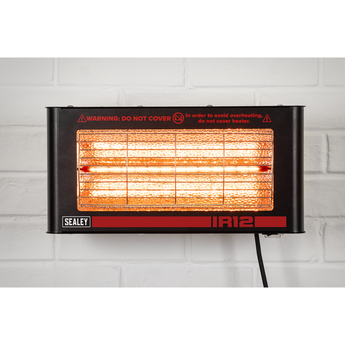 Wall Mounting Infrared Quartz Heater 1.2W/230V | IR12
