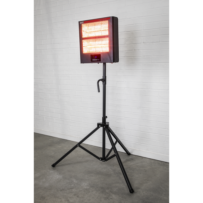 Infrared Quartz Heater with Tripod Stand 1.4/2.8kW/230V | IR28CT