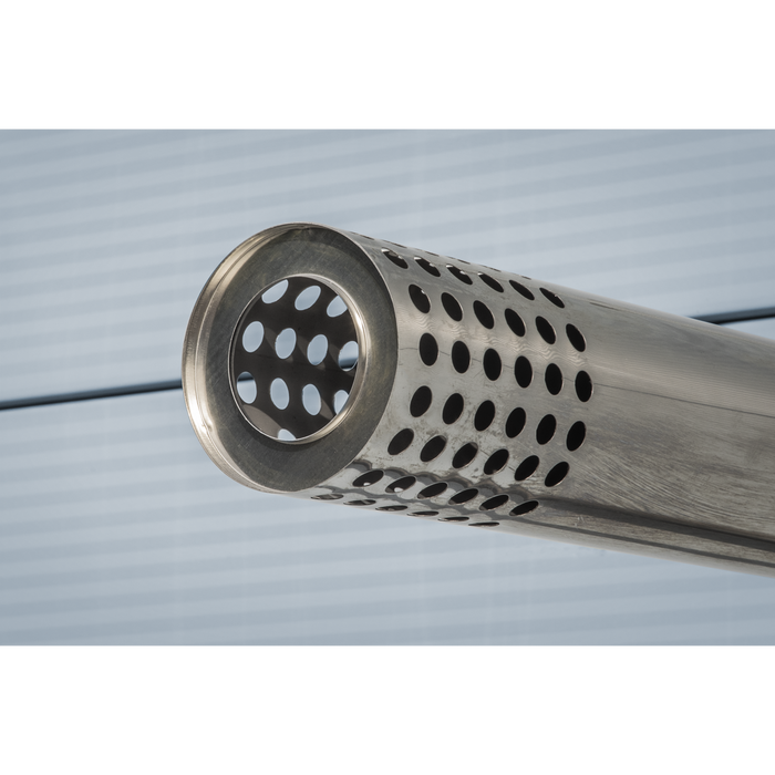 Stainless Steel Exhaust/Flue End Pipe for IR13/IR16 100mm 900mm | IREX1