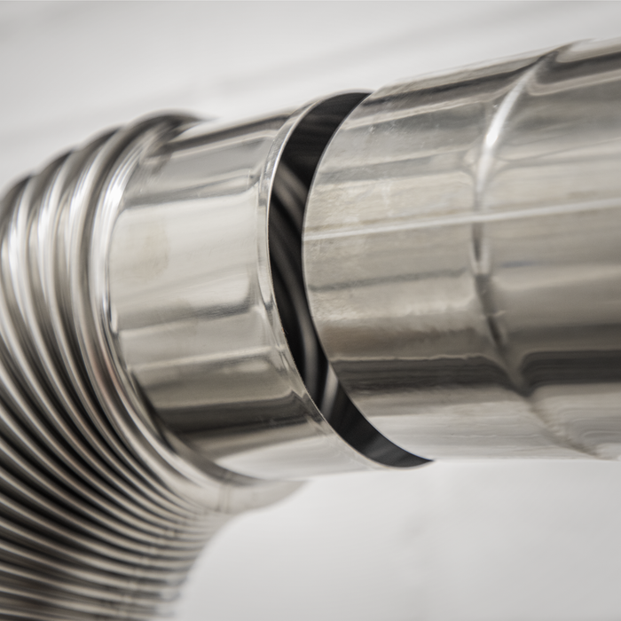 Stainless Steel Exhaust/Flue End Pipe for IR13/IR16 100mm 900mm | IREX1