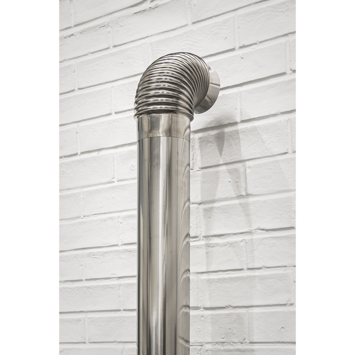 Stainless Steel Exhaust/Flue 90° Bend for IR13/IR16 100mm | IREX3