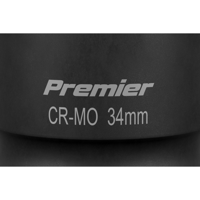 Premier Deep Impact Socket 1"Sq Drive 34mm | IS134D