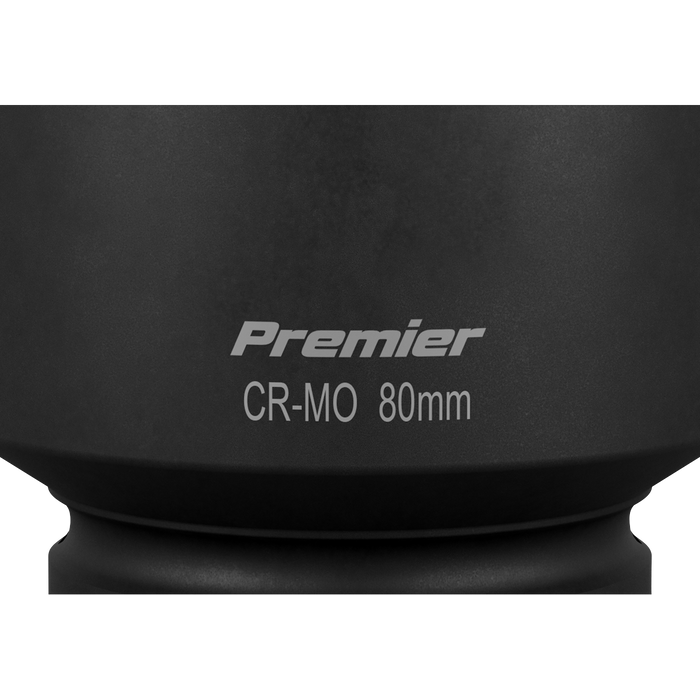 Premier Deep Impact Socket 1"Sq Drive 80mm | IS180D