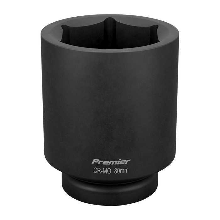 Premier Deep Impact Socket 1"Sq Drive 80mm | IS180D