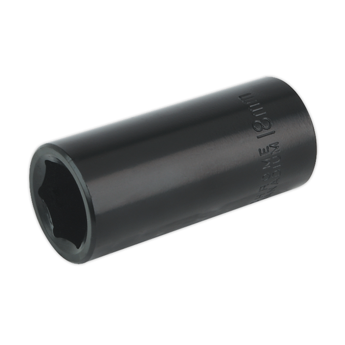 Premier Deep Impact Socket 3/8"Sq Drive 18mm | IS3818D