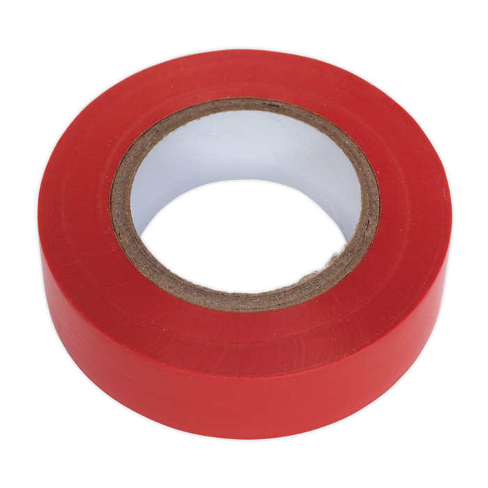 PVC Insulating Tape 19mm x 20m, Red - Pack of 10 | ITRED10