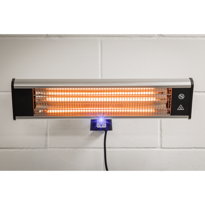 High Efficiency Carbon Fibre Wall Mounting Infrared Heater 1800W/230V | IWMH1809R
