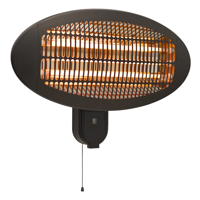 Wall Mounting Infrared Quartz Heater 2000W/230V | IWMH2003