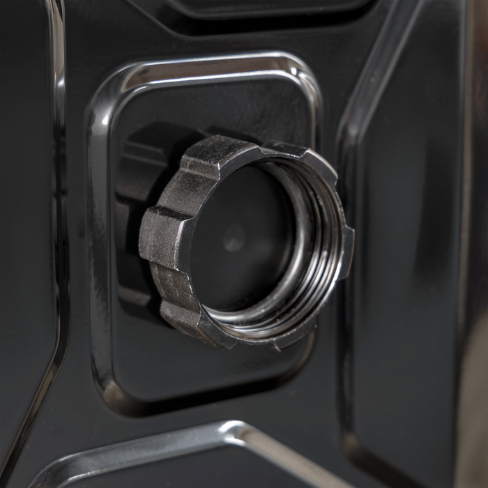 Screw Cap Metal Jerry Can 20L - Black | JC20SCB