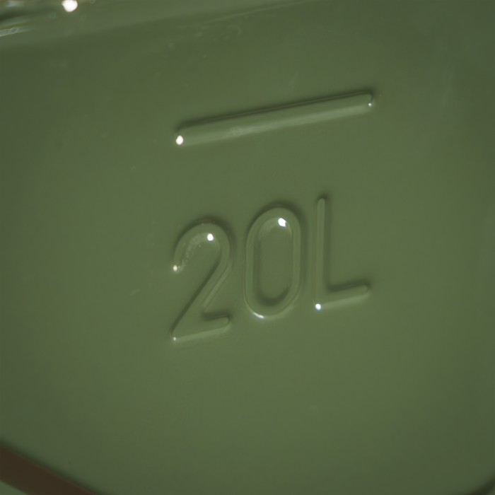 Screw Cap Metal Jerry Can 20L - Green | JC20SCG