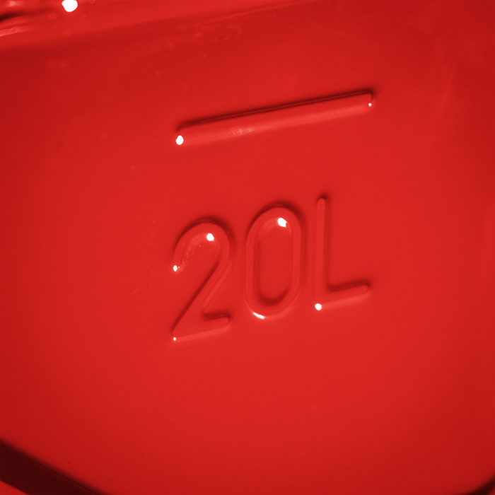 Screw Cap Metal Jerry Can 20L - Red | JC20SCR