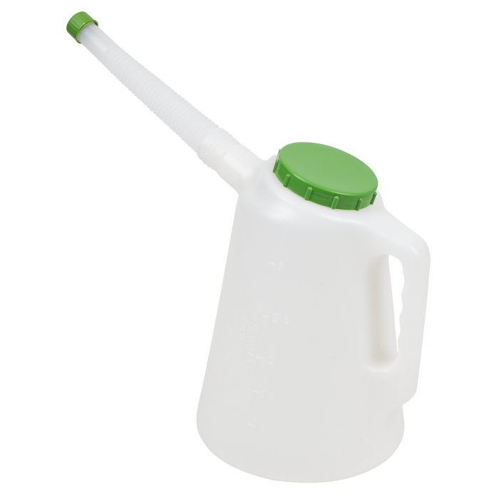 Oil Container with Green Lid & Flexible Spout 3L | JDL3G