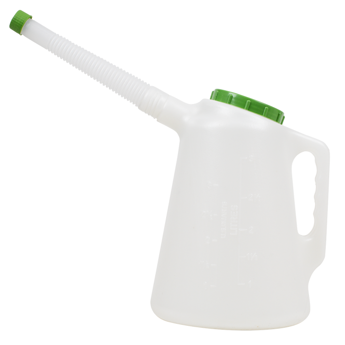 Oil Container with Green Lid & Flexible Spout 3L | JDL3G
