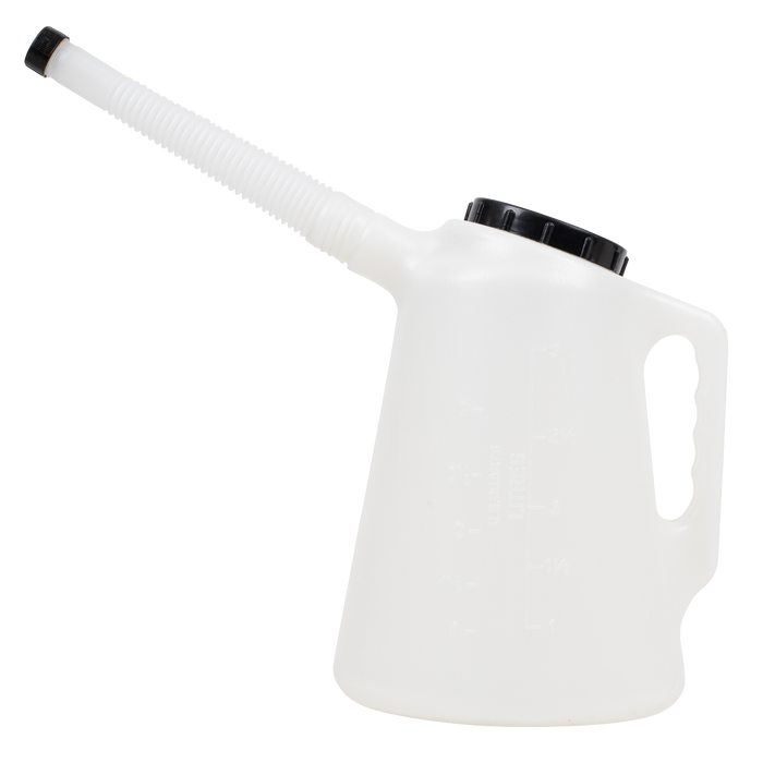 Oil Container with Black Lid & Flexible Spout 3L | JDL3