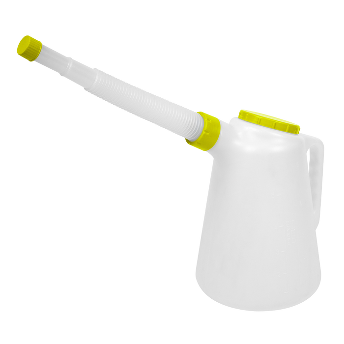 Oil Container with Flexible Spout 5L - Lime Lid | JDL5L