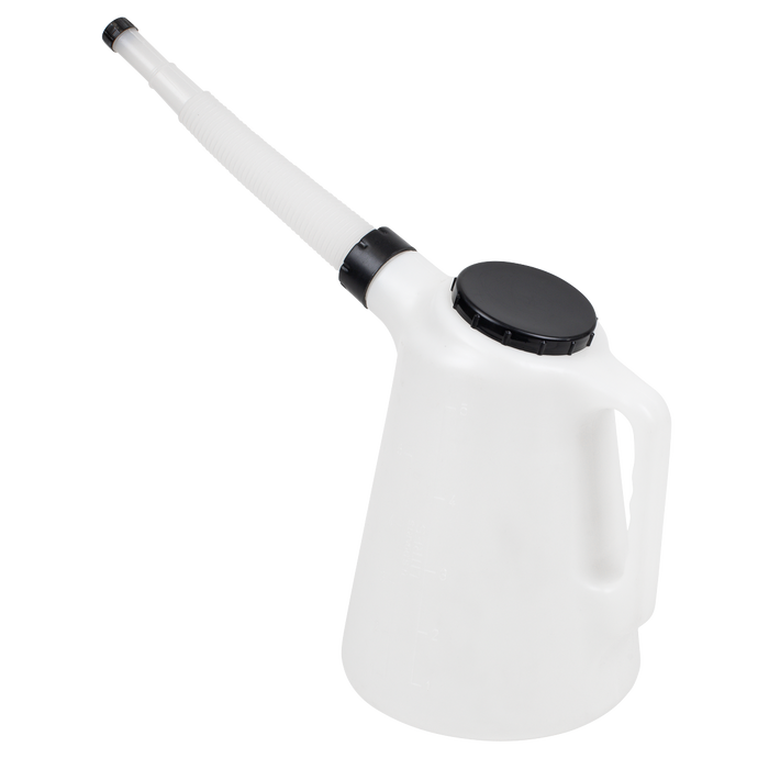 Oil Container with Flexible Spout 5L - Black Lid | JDL5