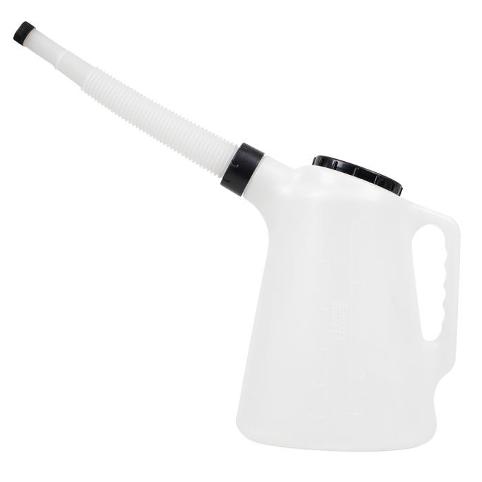 Oil Container with Flexible Spout 5L - Black Lid | JDL5