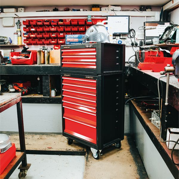 Jefferson Professional 7 + 3 Drawer Professional Tool Chest With 173 Tools (Pre-Kitted) | JEFTB203-173TK