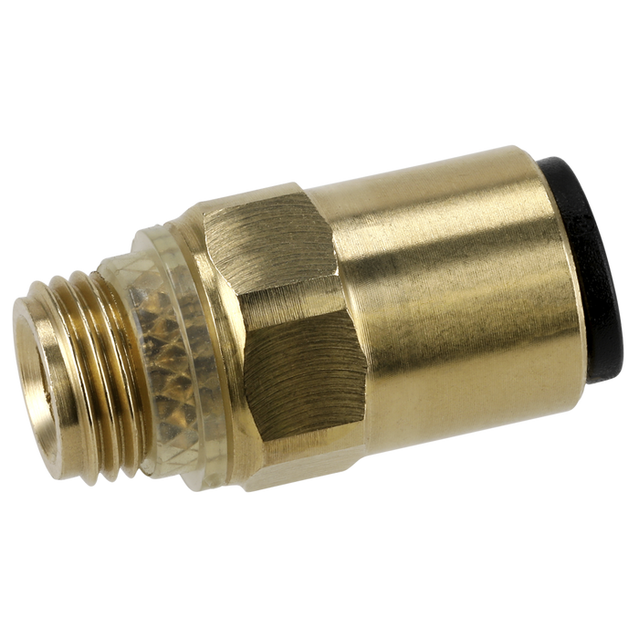 John Guest® Brass SuperThread Straight Adaptor 6mm x 1/8"BSP - Pack of 2 | JGBC618