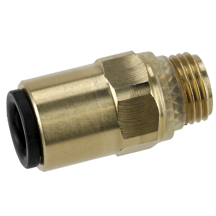 John Guest® Brass SuperThread Straight Adaptor 6mm x 1/8"BSP - Pack of 2 | JGBC618