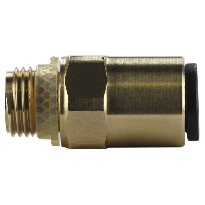 John Guest® Brass SuperThread Straight Adaptor 6mm x 1/8"BSP - Pack of 2 | JGBC618