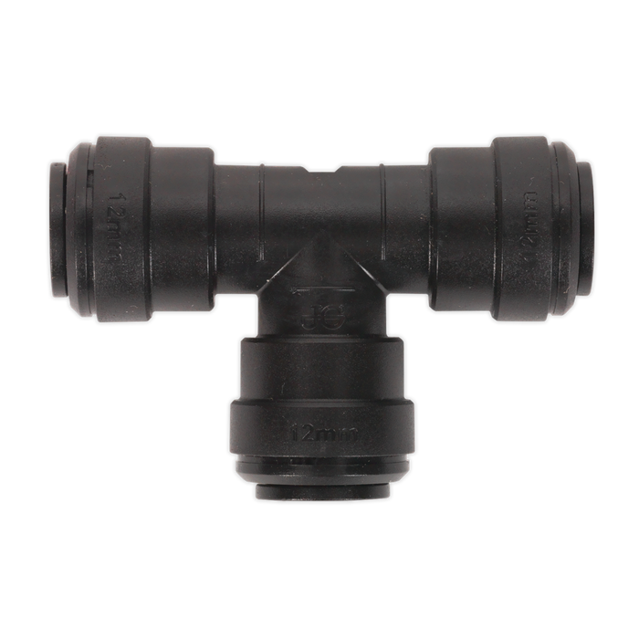 John Guest® Equal Tee Coupling 12mm - Pack of 5 | JGCT12