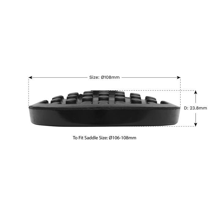 Safety Rubber Jack Pad - Type C | JP10