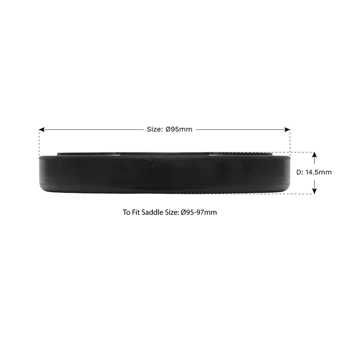Safety Rubber Jack Pad - Type B | JP14