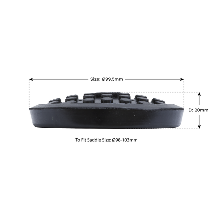 Safety Rubber Jack Pad - Type C | JP19