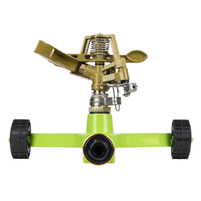 Pulsating Sprinkler with Metal Wheeled Base | JS2034