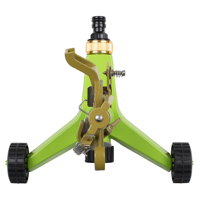 Pulsating Sprinkler with Metal Wheeled Base | JS2034