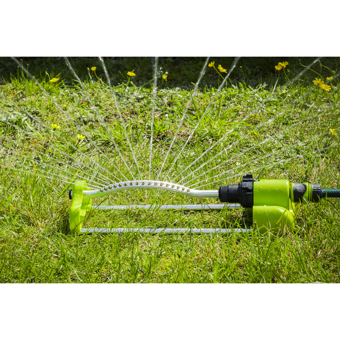 Oscillating Water Sprinkler 17 Nozzles with Brass Heads | JS2122