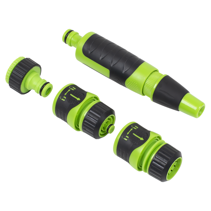 Deluxe Hose Nozzle & Connector Set 4pc | JS9611