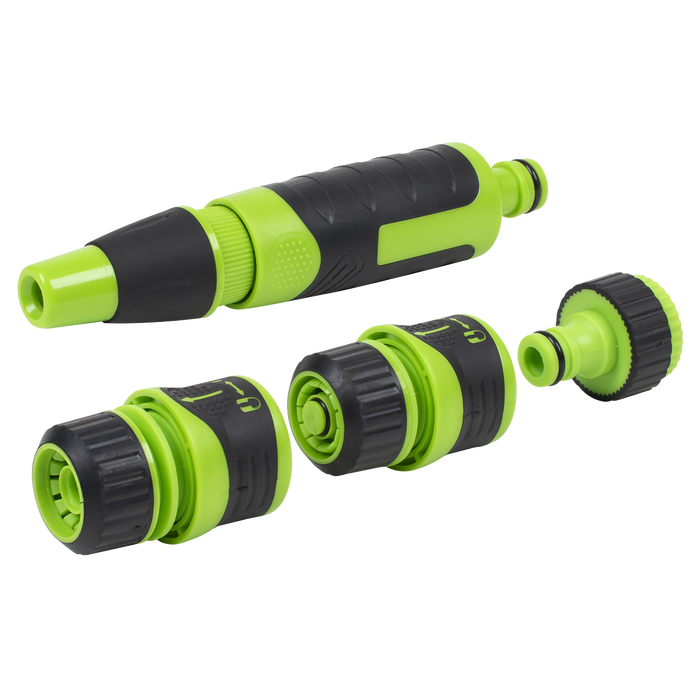 Deluxe Hose Nozzle & Connector Set 4pc | JS9611