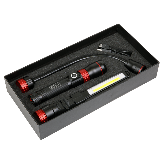 Rechargeable 3-in-1 Inspection Light 5W COB & 10W SMD LED | LED0131R