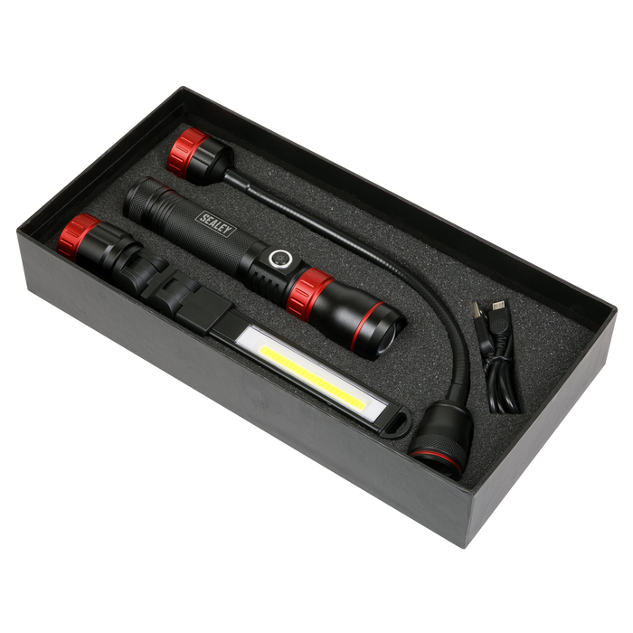 Rechargeable 3-in-1 Inspection Light 5W COB & 10W SMD LED | LED0131R