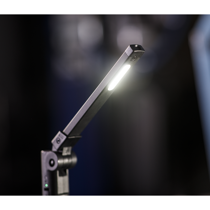 Rechargeable Aluminium Folding Pocket Light 2 COB & 1 SMD LED | LED02G