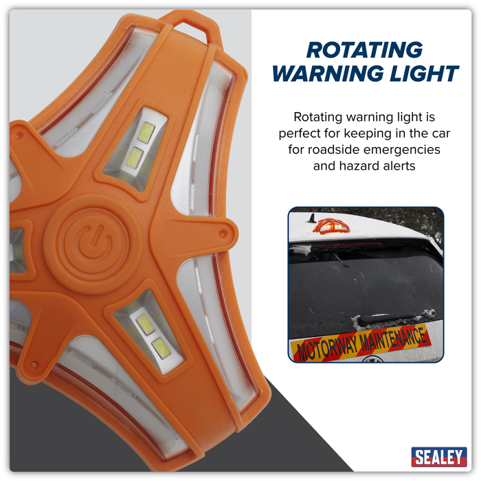 Rotating Warning Emergency Light 12 SMD & 6 SMD LED | LED040