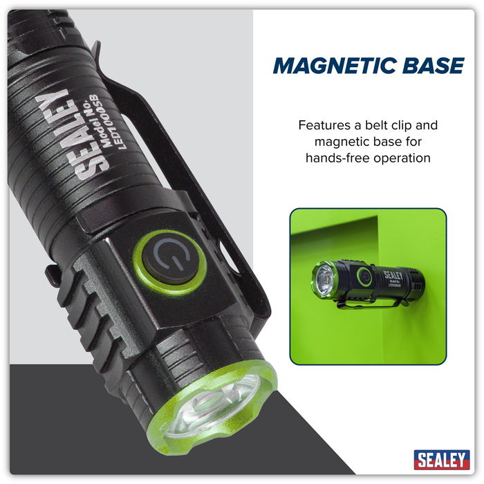 Rechargeable Super Beam Pocket Light 10W SMD LED | LED1000SB