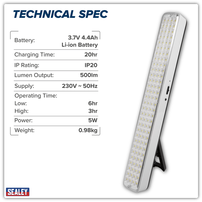 Rechargeable Emergency Floodlight 5W SMD LED | LED1200E