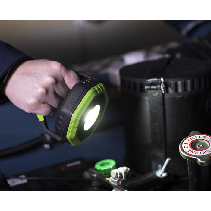 360° Rechargeable Pocket Floodlight with Magnet 14W COB LED - Green | LED1400P