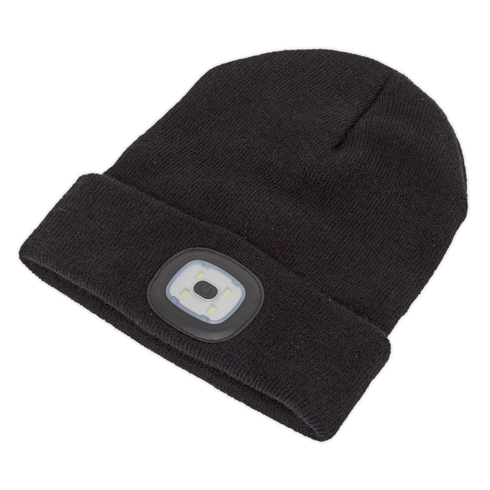 Rechargeable USB Beanie Hat 1W SMD LED | LED185