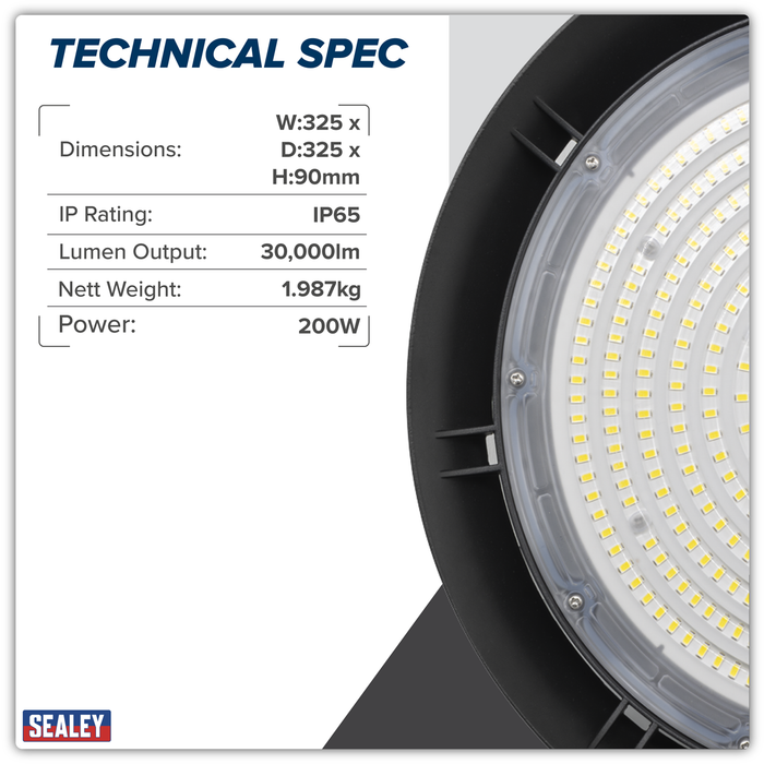 200W LED High Bay Light 6000K | LED200HB