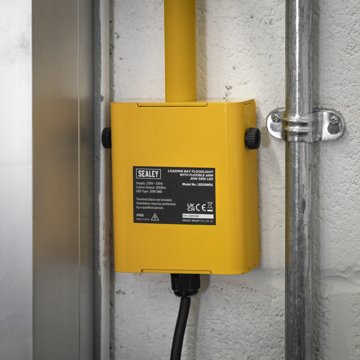 Loading Bay Floodlight with Flexible Arm 20W SMD LED | LED20WDL