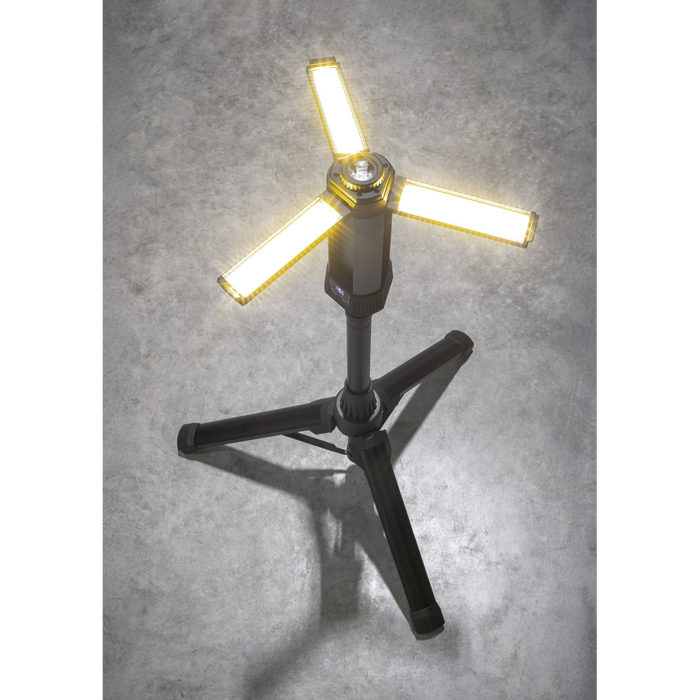 Rechargeable Flexible Floodlight with Tripod 24W COB LED & 5W SMD LED | LED240