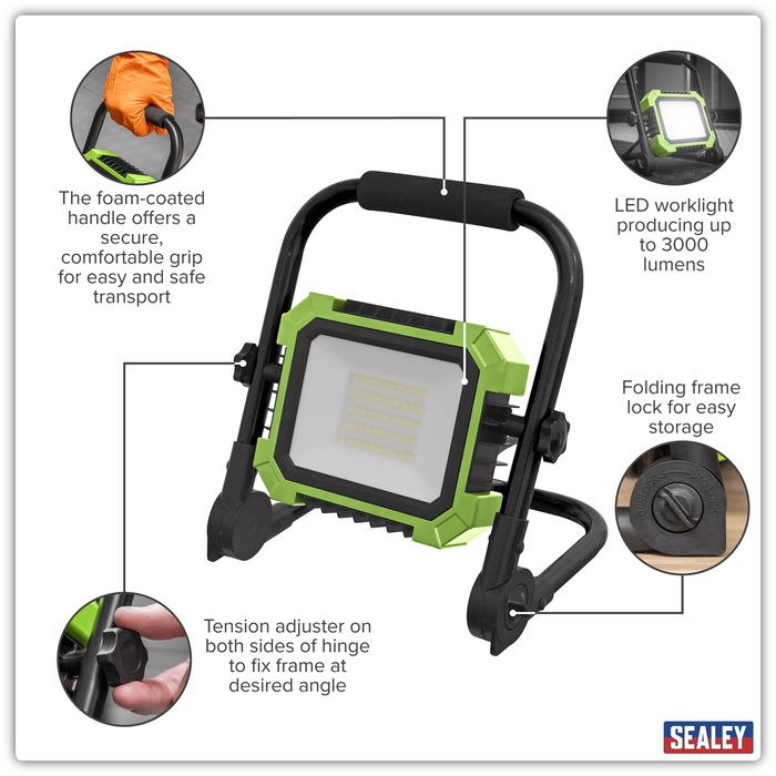 Portable Floodlight 24W SMD LED 230V | LED24WL