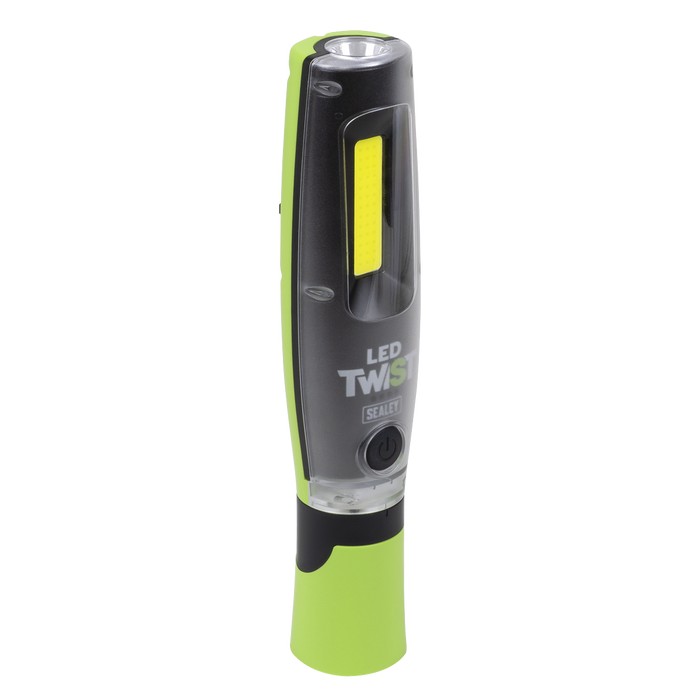 Rechargeable LED Twist® Inspection Light 20W COB + 3W SMD, 3000lm, Magnetic Base & Power Bank | LED3001G