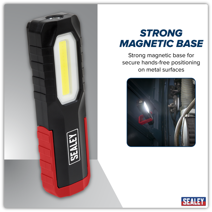Rechargeable Inspection Light 3W COB & 2W SMD LED | LED301